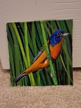 Handcrafted Bird Painting